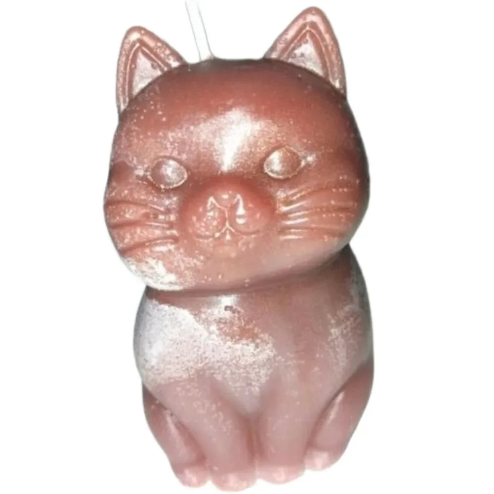 Hand crafted limited edition brown candle from our Cat Lady candle collection